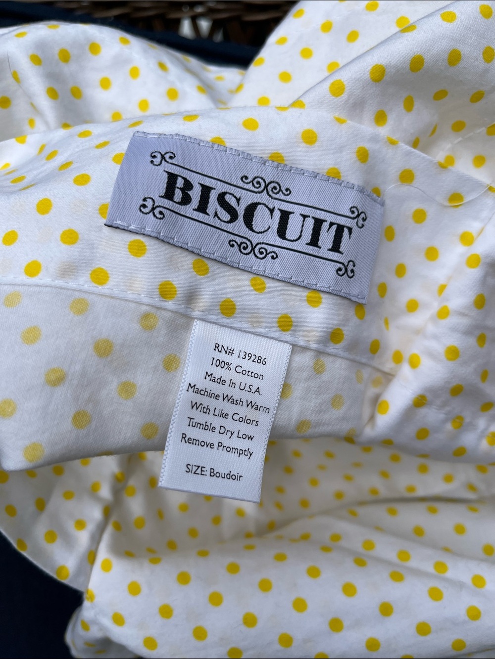 Biscuit embroidered budoir sham 🪻NWOT